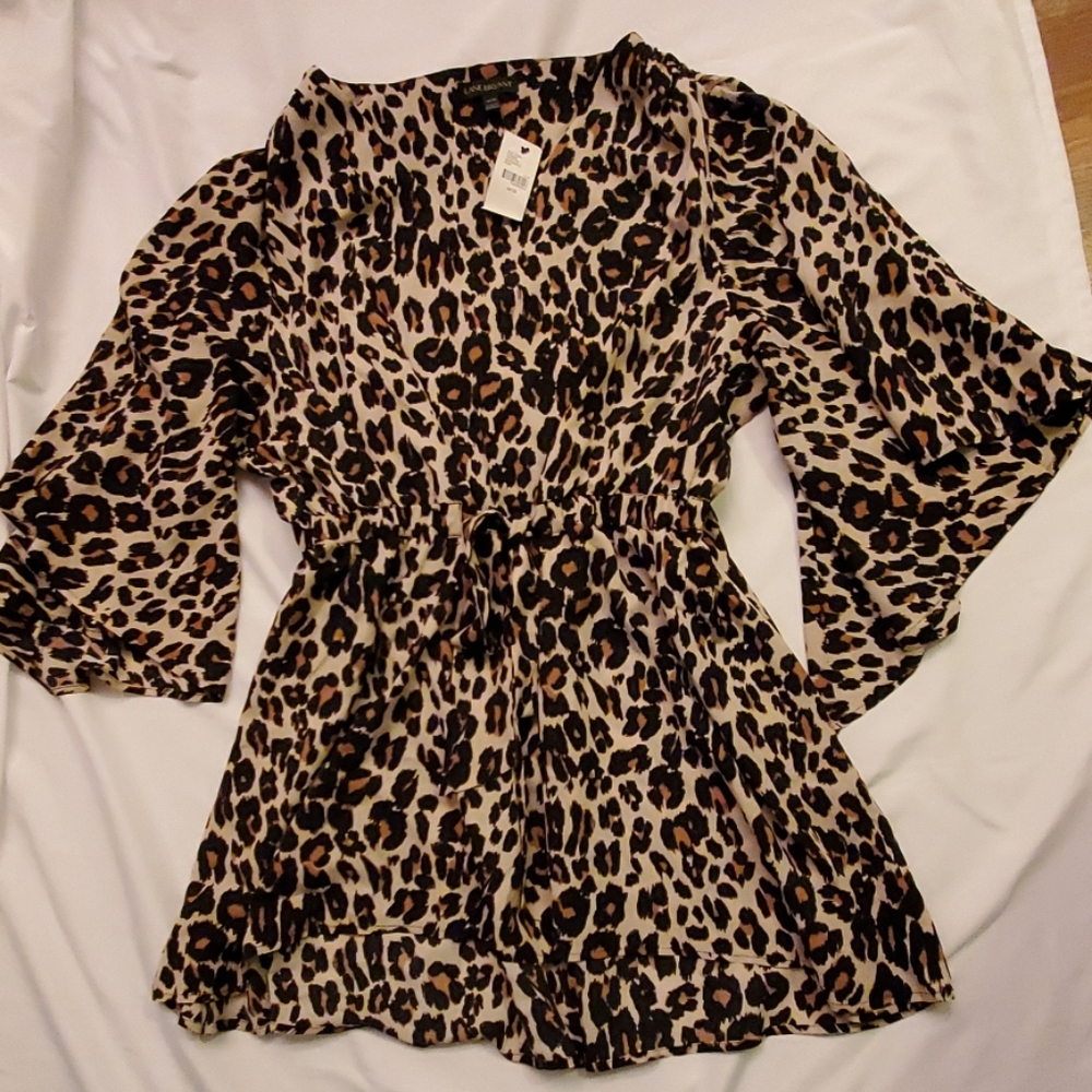 Leopard print tunic